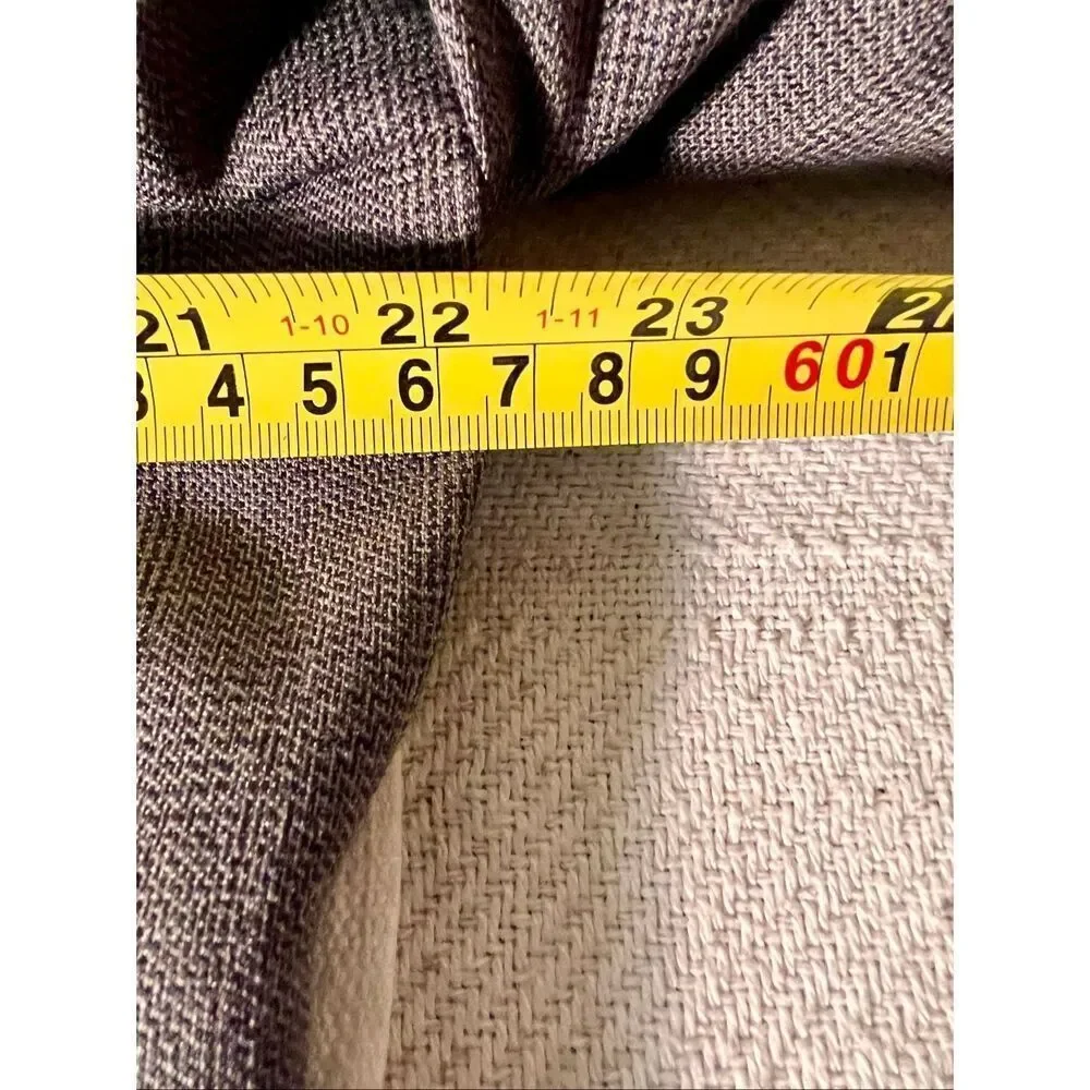 Haggar Black Label Gray Checked Wool Blend Suit Sz Jacket 44R 38/30Pants